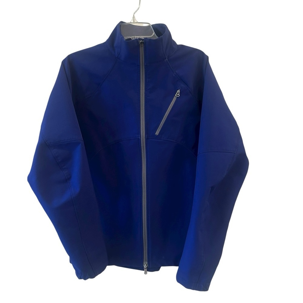 Ibex Men's Deep Blue Climawool Soft shell Performance Jacket Medium